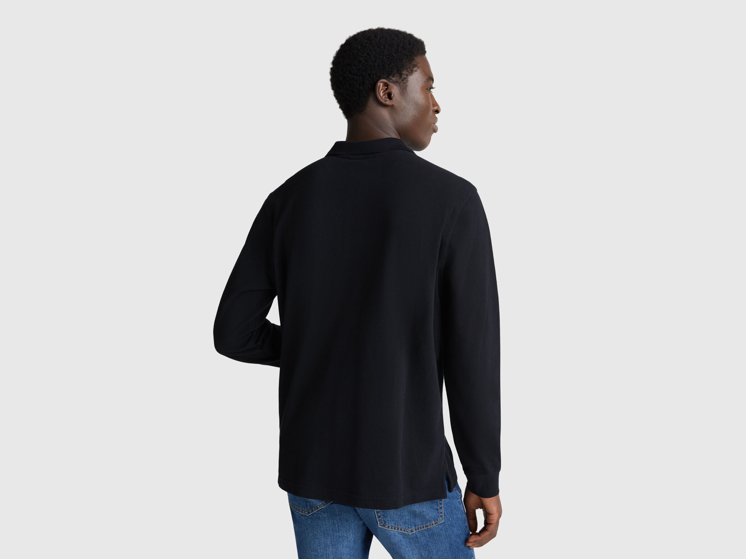L/S POLO SHIRT Hombre image number 2